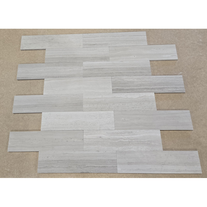 3x12 blanc en bois HONED et facile