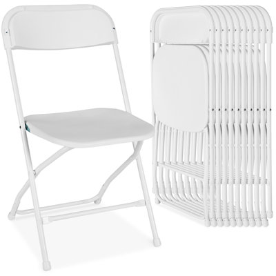 Louelle Plastic / Resin Banquet Folding Chair Folding Chair Set