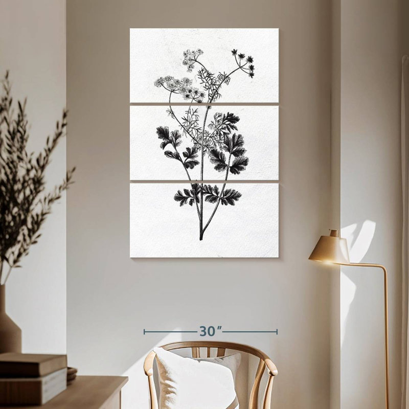 Harnek Pressed Herbs II, 65" H x 42" W