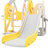 Creationstry High-Density Polyethylene (HDPE) Swing Set with 1 Swing(s) , 1 Slide(s)-98357505