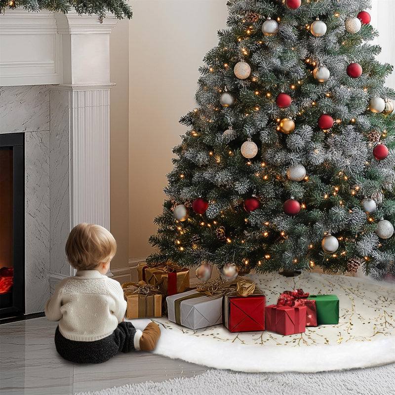 Faux Fur Tree Skirt