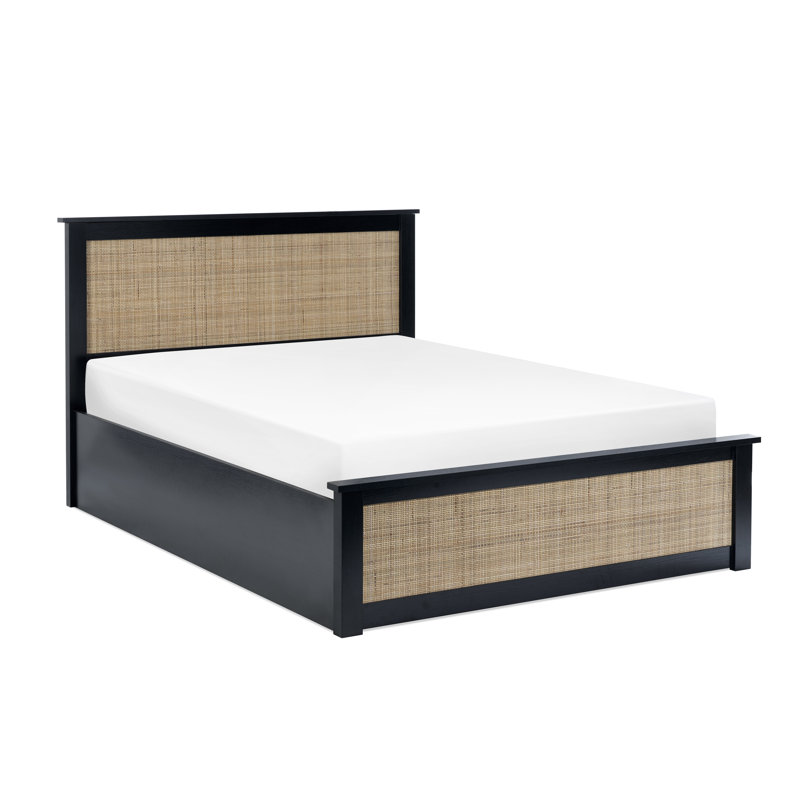 Gennaro Ottoman Bed, UK King (165 x 216 cm), Black