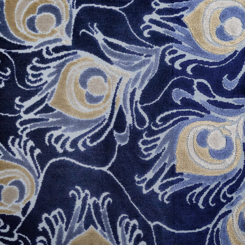Tissu de revêtement en velours Plumage - Hawaii, Yacht Club