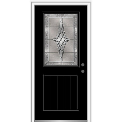 Grace 80'' Fiberglass Front Entry Doors