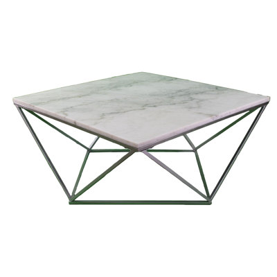 Aaliyah Genuine Marble Top Cocktail Table