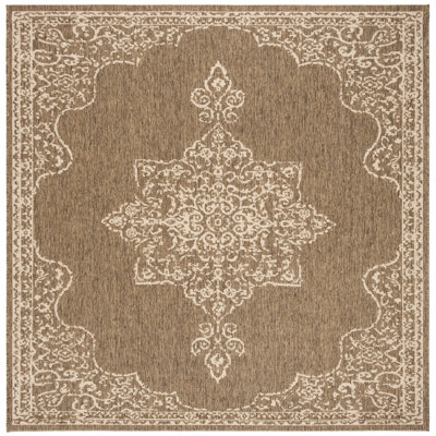 Danya Oriental Cream/Beige Indoor/Outdoor Area Rug