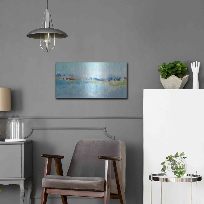 «Sea Breeze Landscape I» par Christina Long, H 12 po x l 24 po
