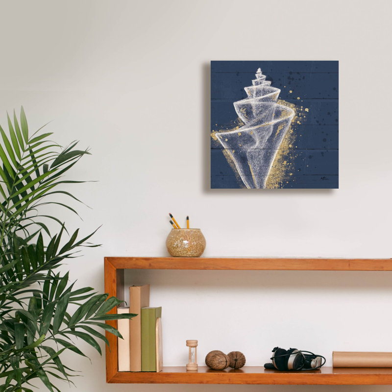 «Calm Seas V3 No Words» par Janelle Penner, art mural sur toile, H 12 po x l 12 po x P 0,75 po