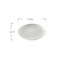 Canvas Home Shell Bisque Porcelain Salad Plate-38390062