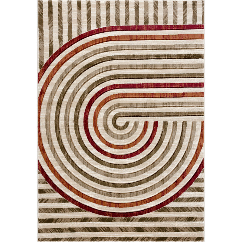 Alexia Collection Geometric Modern & Contemporary Area Rug, 2'1 X 3'3