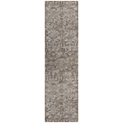 Fenwick Washable Oriental Indoor / Outdoor Rug