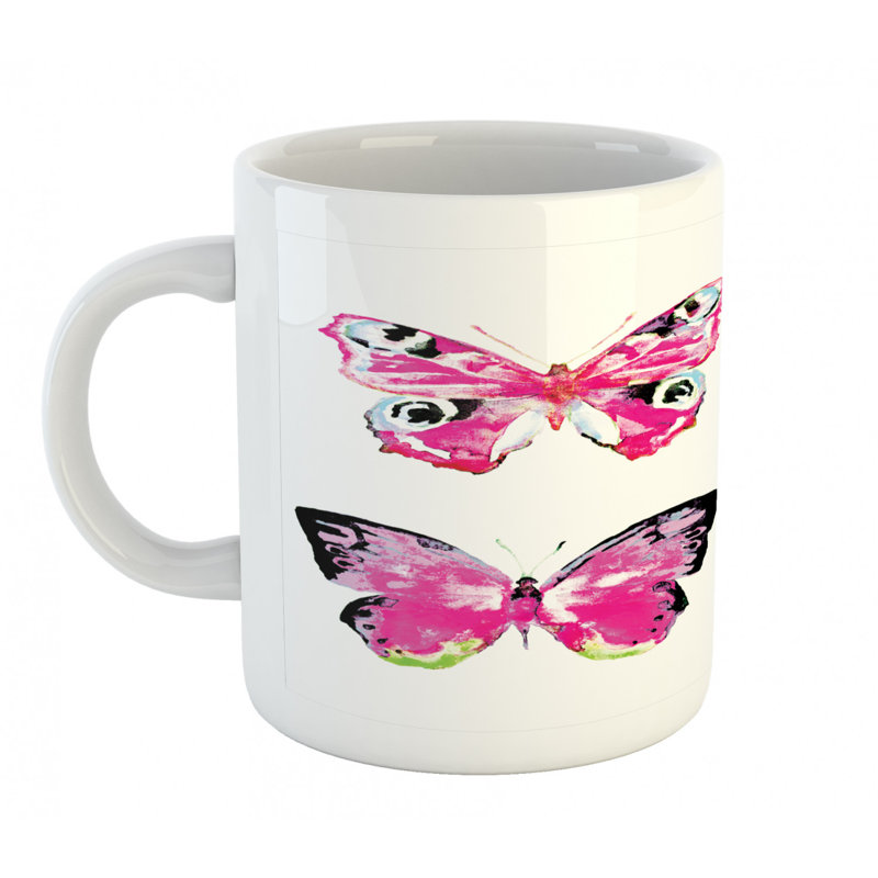 Grande tasse à café aquarelle