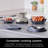 Ninja Crispi 4-in-1 Portable Glass Air Fryer Cooking System, 4 QT & 6 Cup Glass Containers with Storage Lids, Easy Meals, Microwave, Freezer & Dishwasher Safe, Air Fry, Bake, & More-111532320