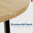 47" Round Dining Table for 4, Kitchen Dining Room Table w/ Sturdy Metal Frame, Wood Circle Kitchen Table for Space Saving-956338323