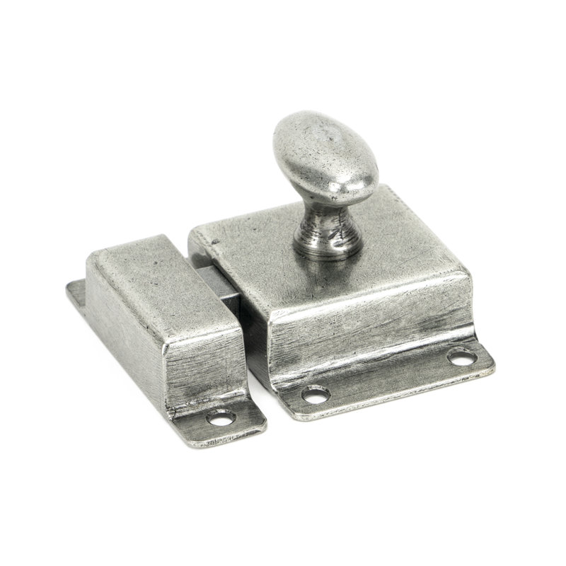 Cabinet Latches, Pewter Patina