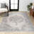 Isanti Cottage Medallion Gray/Ivory Rug-127614675
