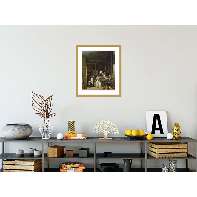 «Las Meninas» par Diego Velázquez, impression giclée encadrée, 26,76 po H x 23,5 po L