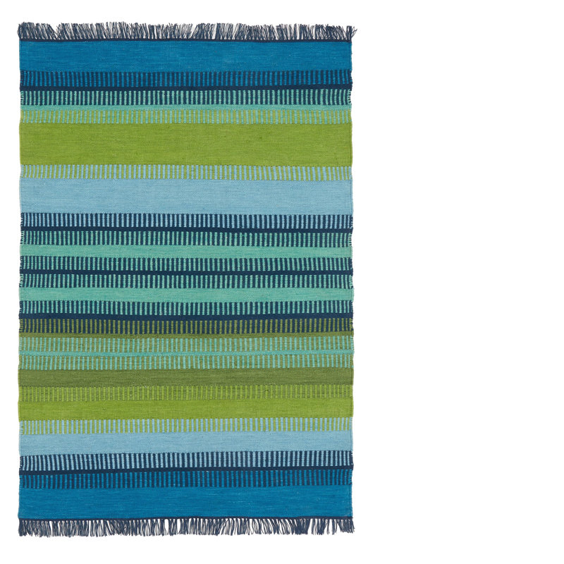 Muturi Cobalt Outdoor Rug, Rectangle 3'11" x 5'11"