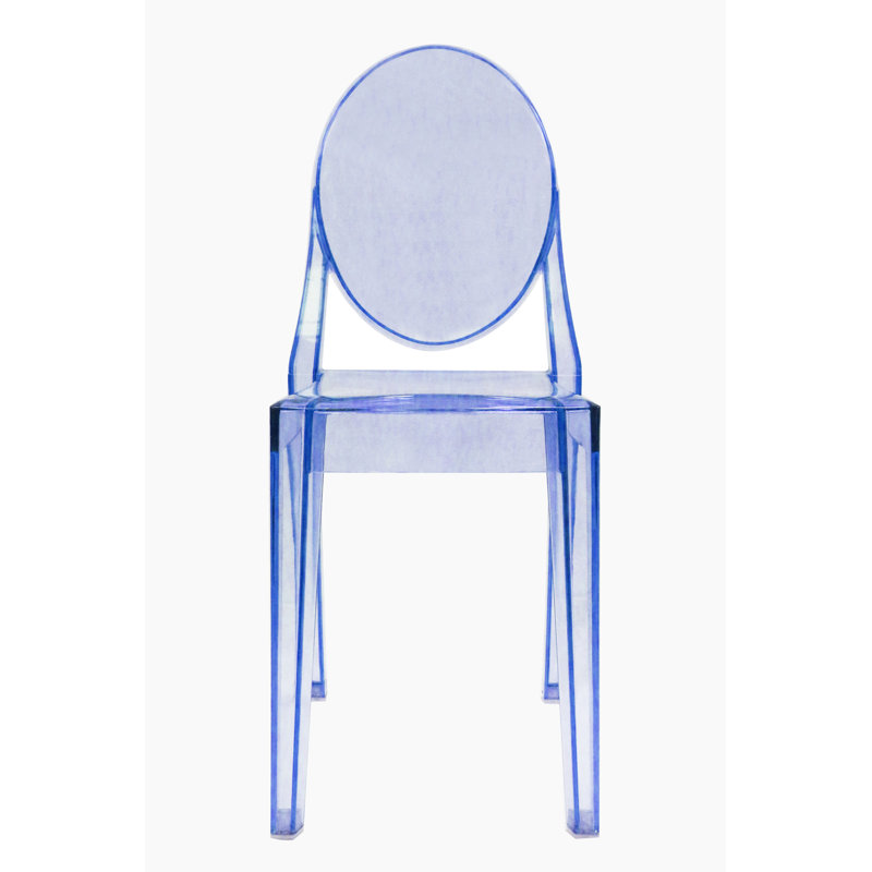 Fauteuils empilables en acrylique Modway Casper, Bleu, 2
