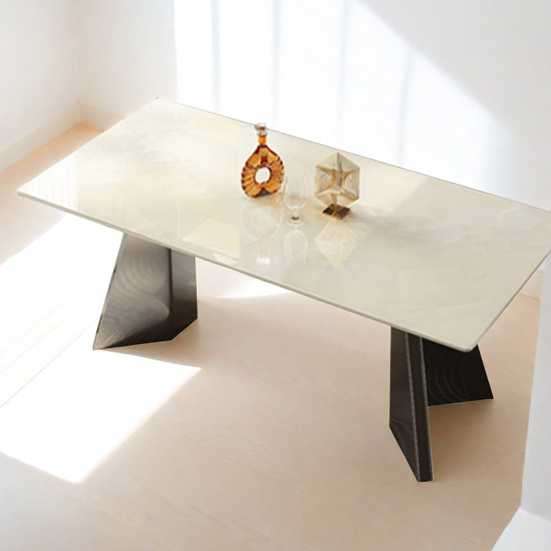 Table de salle à manger Pure Pure White, H 29,52 po x L 55,11 po x l 31,49 po