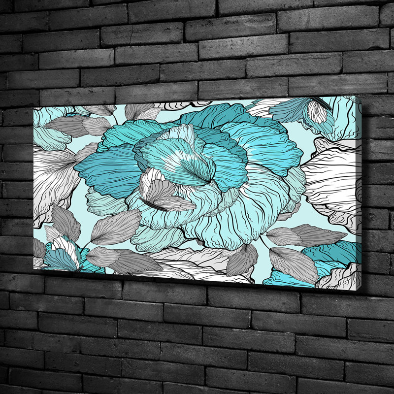 Floral Pattern - Wrapped Canvas Print