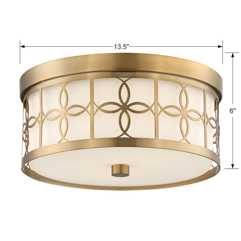 Kollman Flush Mount, Gold