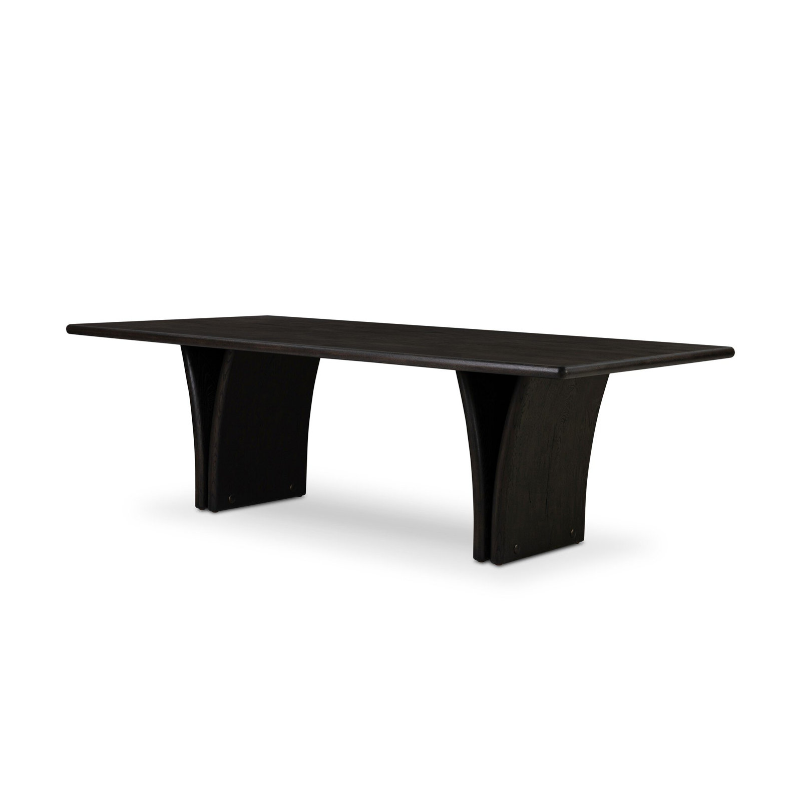 Jovian 96" Oak Dining Table, Dark Espresso Reclaimed French Oak