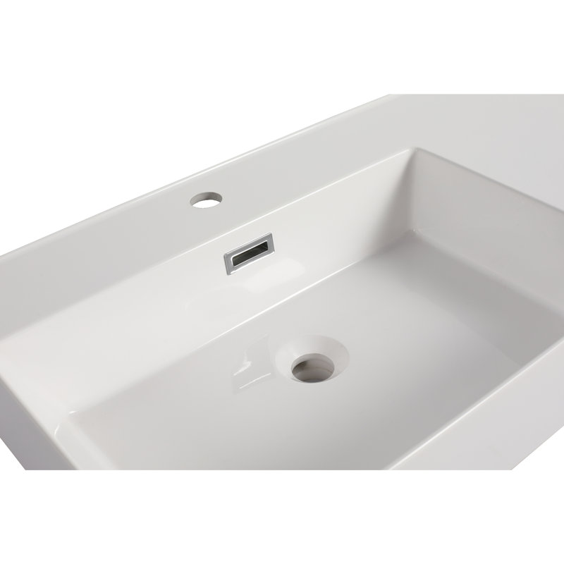 Bassin en résine pour meuble-lavabo