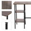 Bureau d'ordinateur Kempst de 43 pouces avec tablettes de rangement, bureau d'écriture pour bureau à domicile, table d'étude-1968230460