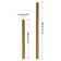 Chandelier Extension Rod 7.8" and 11.8"