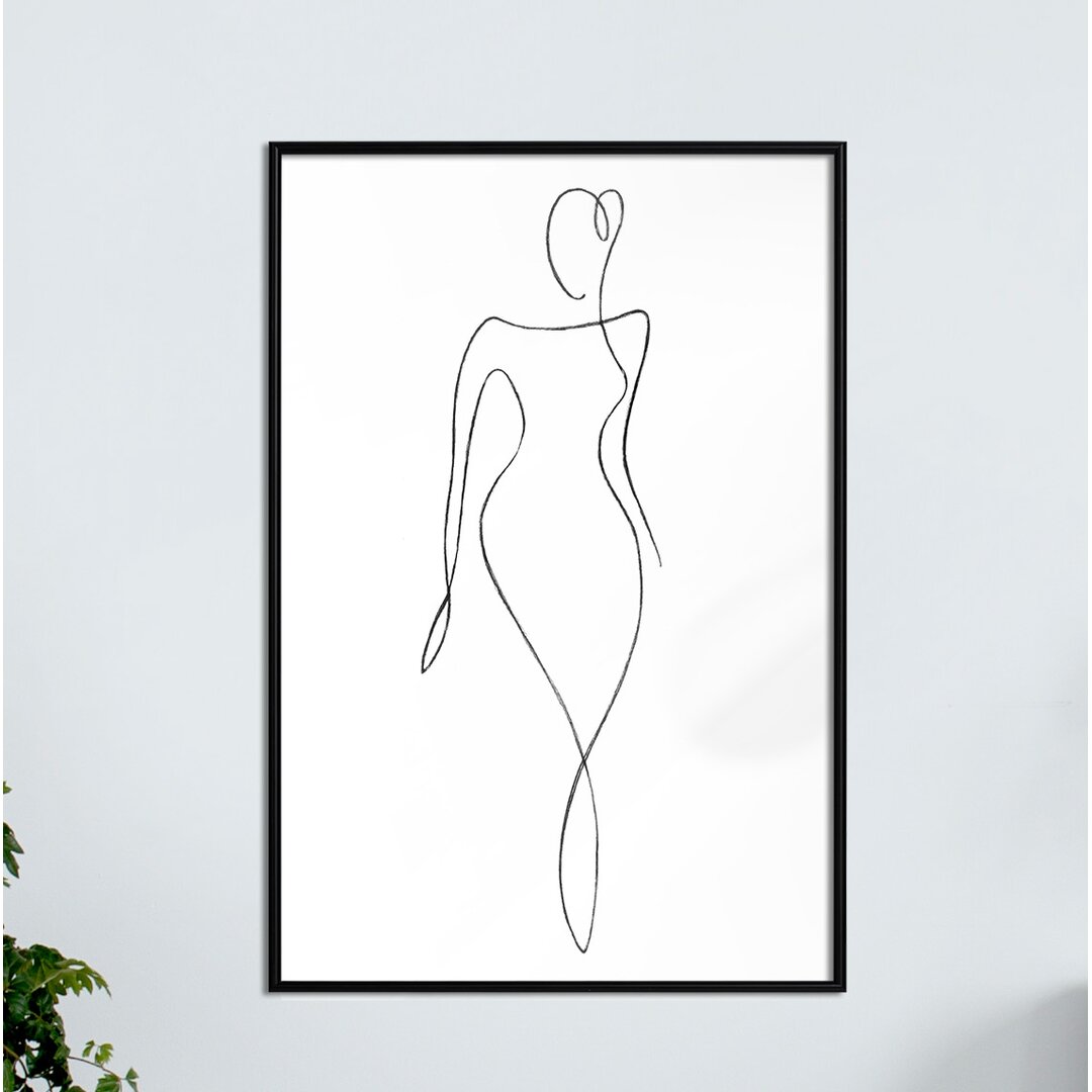 Gerahmtes Poster Impeccable Figure