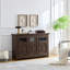 Buffet à 3 portes avec buffet de style campagnard, rangement polyvalent pour la salle à manger et le salon, style grange classique