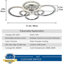 Lolanda 6-Light 80cm Acrylic LED Flush Mount