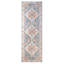8X10 Modern Distressed Heriz Machine Washable Area Rug with Built-in Padding and Non-Slip Backing-1079145849
