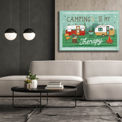 August Grove 'Comfy Camping 8' by Melissa Averinos Canvas Wall Art, 26" x 18"
