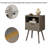 Modern Nightstand With Storage Drawer – Compact & Stylish-1096494585