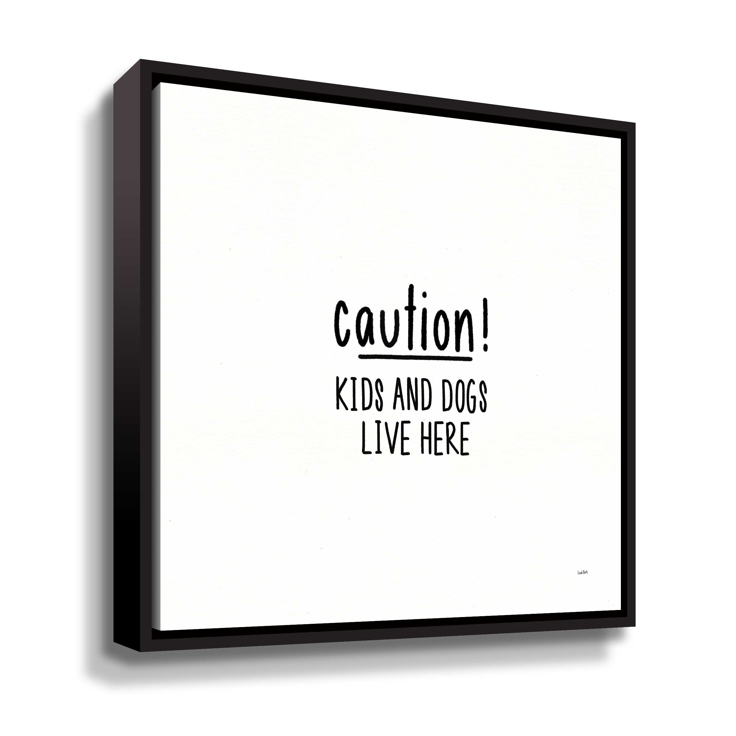 Trinx Beautiful Chaos VII Gallery Wrapped Floater-Framed Canvas ...