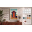 Beach Hut by the Sea Coastal - Wrapped Canvas-1716885814-1716885821