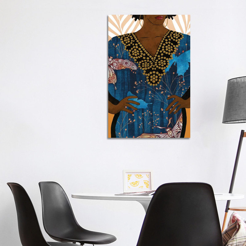 Her Style I by Alonzo Saunders - Wrapped Canvas Painting, 101.6 cm H x 66.04 cm W x 3.175 cm D