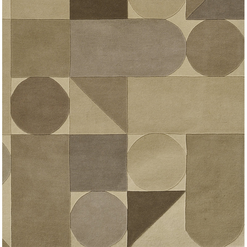 Delmar Wool Geometric Indoor Rug, Rectangle 8' x 10'