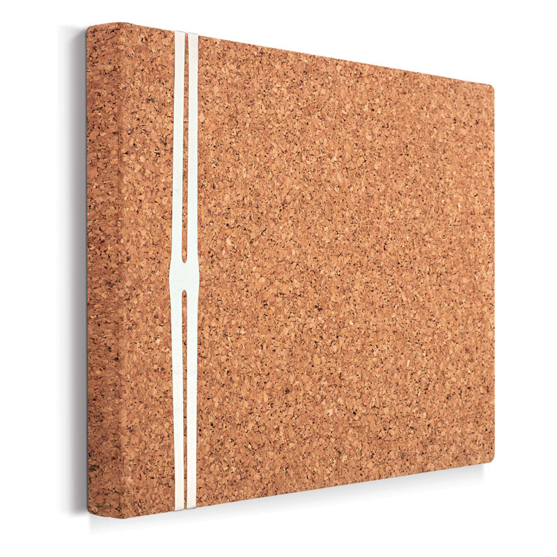 18" x 18" Frameless Natural Cork Bulletin Board