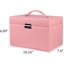 Grande boîte à bijoux / étui / rangement / organisateur en cuir avec étui de voyage et serrure Latitude Run®-1859061857
