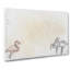 Three Flamingo Birds In Abstract - Wrapped Canvas Print-55302306