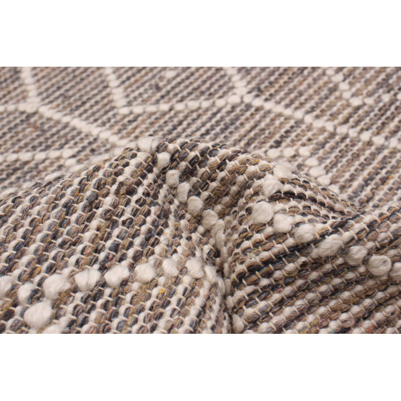 Tapis rectangulaire en laine Sprera, Rectangle 6 pi 1 po x 9 pi 1 po