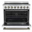 Cuisinière électrique autoportante 36 po Forno Paolo, 5,44 pieds cubes, four à convection véritable, écoénergétique-113696757