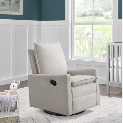Uptown Upholstered Glider Recliner - Sand