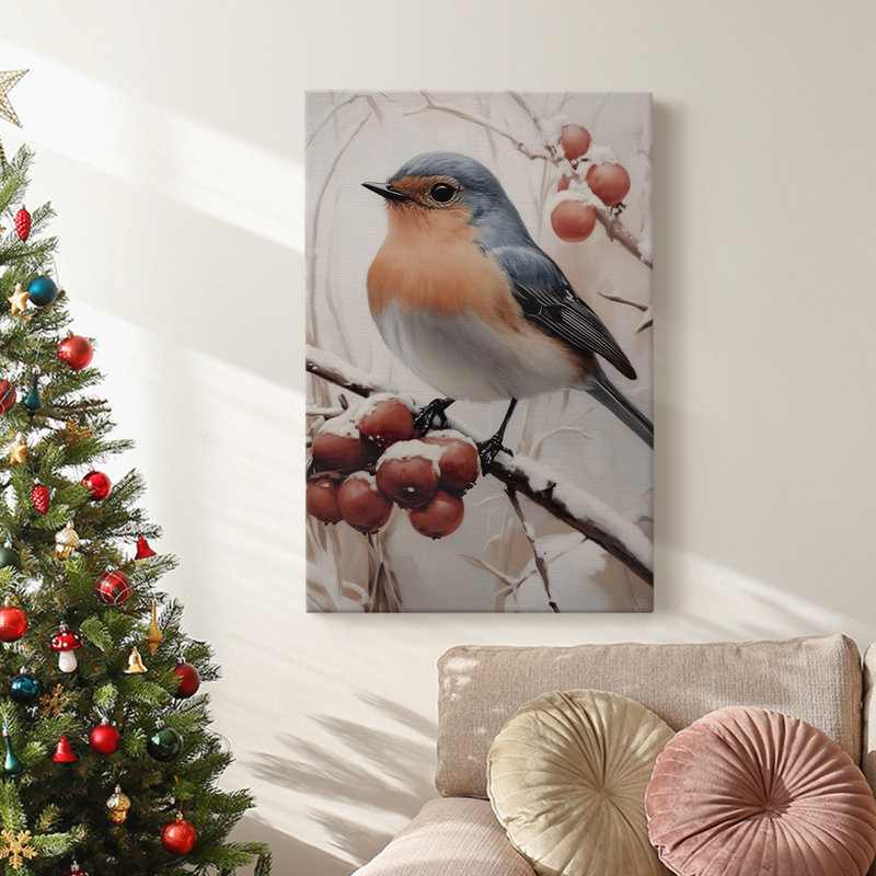 Art des Fêtes de Noël - Toile tendue avec châssis - Série 2-CD XXXV, H 27 po x l 18 po