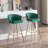 2 Stools, Footrest, Velvet + Golden Leg, Modern Seating Touch 2, Leg With Cozy-311173905-334659419
