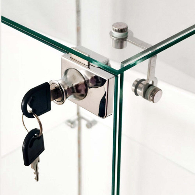 Tempered Glass Display Cabinet, 65" H x 30.91" W x 13.58" D