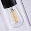 Luminaires de salle de bain: lampe de salle de bain 2 lumières sur miroir avec abat-jour en verre transparent, lampe murale pour miroir-636084087-625890554